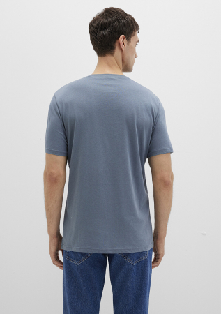 Mavi Tricou Albastru Slim Barbati [4]