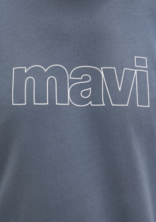 Mavi Tricou Albastru Slim Barbati [6]