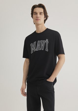 BARBATI - Mavi Tricou Negru  Barbati
