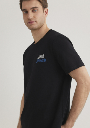 Tricouri si Polo - Mavi Tricou Negru  Barbati