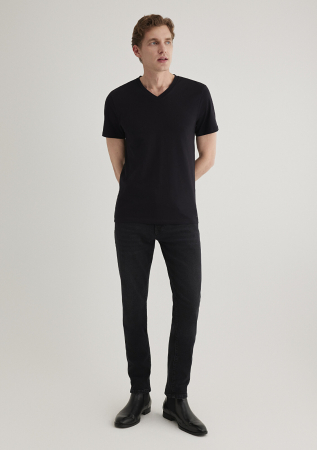 Mavi Tricou Negru Fitted Barbati [1]