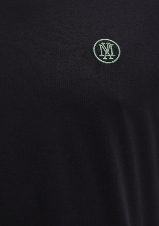 Mavi Tricou Negru Loose Barbati [6]