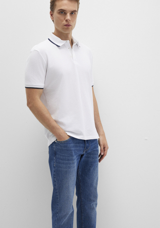 Mavi Tricou Polo Alb  Barbati [1]