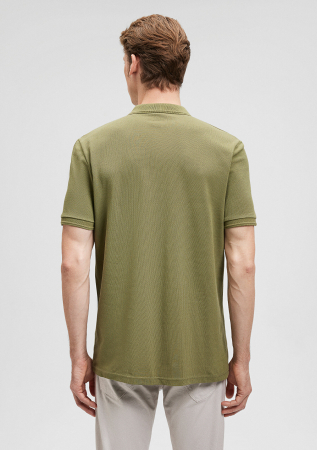 Mavi Tricou Polo Verde Masliniu Slim Barbati [4]