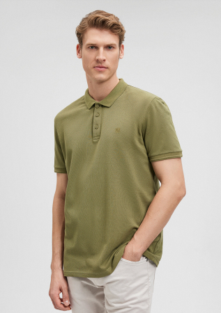 Mavi Tricou Polo Verde Masliniu Slim Barbati [1]