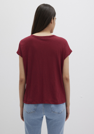 Mavi Tricou Rosu Regular Femei [4]