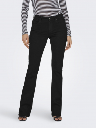 Bootcut - Only Blugi Negri BLUSH Flared Femei