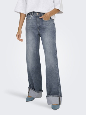 Only Blugi Albastri Deschisi Bottom Wide Femei [1]