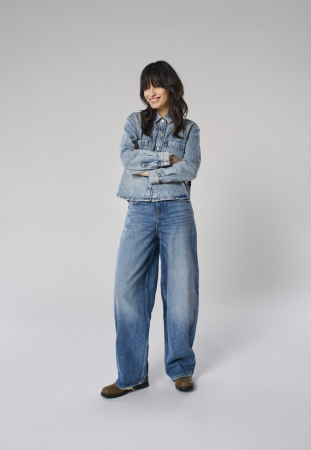 FEMEI - Only Blugi Navy TAYLOR Barrel Femei