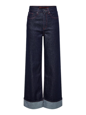 FEMEI - ONLY Blugi Dark Blue Denim Bottom Femei