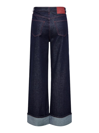 ONLY Blugi Dark Blue Denim Bottom Femei [1]