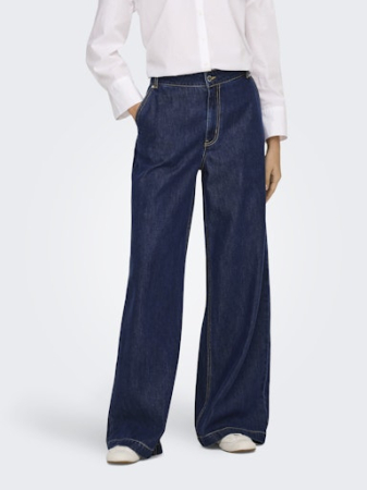 Only Blugi Albastri INGRID Wide Femei [1]