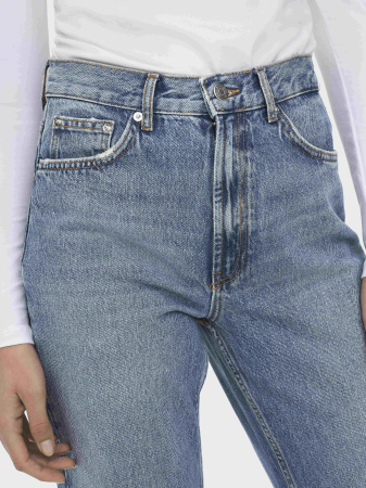 Only Blugi Albastri Deschisi Bottom Straight Femei [4]