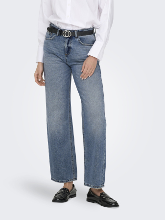 ДЖИНСЫ - ONLY Женские Джинсы Medium Blue Denim Bottom Straight