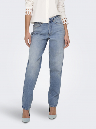 Boyfriend - Only Blugi Albastri Deschisi JUICY Mom Femei
