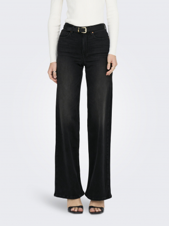 Wide Leg - Only Blugi Gri Inchis Madison Wide Femei