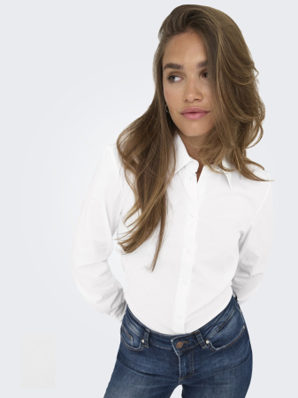 Only Рубашка Bright White  [2]