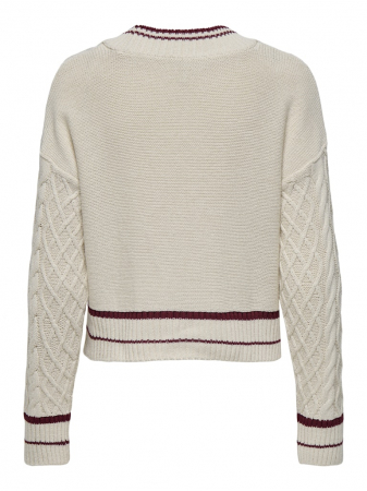Only Cardigan Alb  Femei [1]