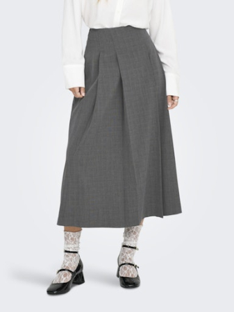 ONLY Fusta Dark Grey Melange Black  Femei [1]
