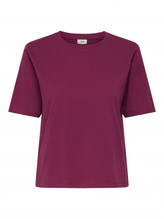 Only Tricou Rosu Visiniu  Femei [1]