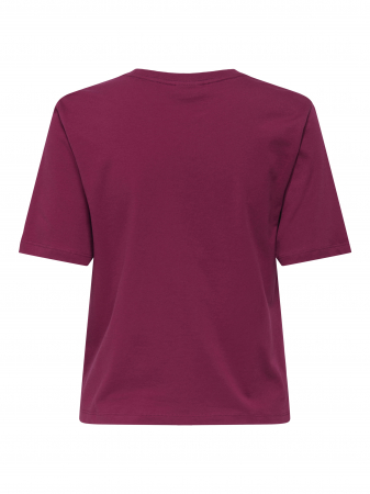 Only Tricou Rosu Visiniu  Femei [2]