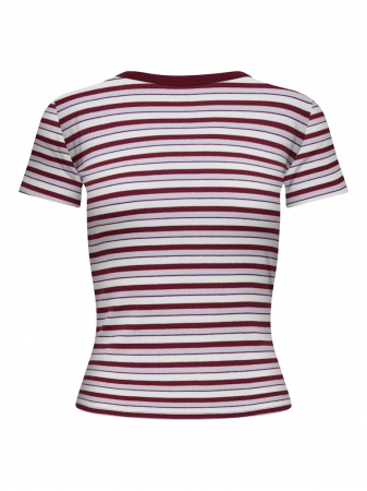 Only Tricou Rosu Visiniu  Femei [1]