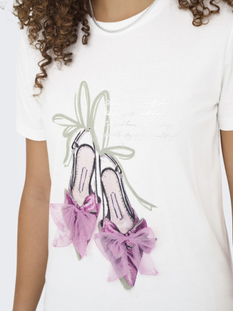 ONLY Tricou Cloud Dancer Shoes  Femei [3]