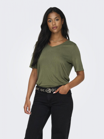 FEMEI - Only Tricou Haki  Femei