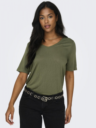 Only Tricou Haki  Femei [2]