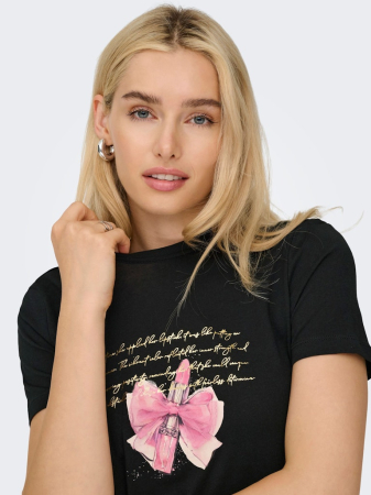 ONLY Tricou Negru  Femei [3]