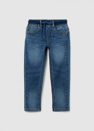 Jeans - OVS Kids Blugi Cu Elastic Dark Blue Baieti 3-10 Ani