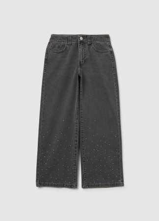 FETE - OVS Kids Blugi Gri Inchisi Fete 10-15 Ani