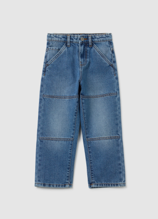 Jeans - OVS Kids Blugi Medium Blue Baieti 3-10 Ani