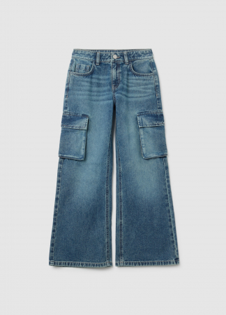 Jeans - OVS Kids Blugi Medium Blue Fete 10-15 Ani