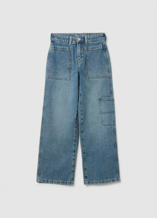 Jeans - OVS Kids Blugi Medium Blue Fete 10-15 Ani
