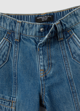 OVS Kids Blugi Medium Blue Fete 3-10 Ani [3]