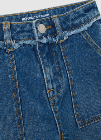 OVS Kids Blugi Medium Blue Fete 3-10 Ani [3]
