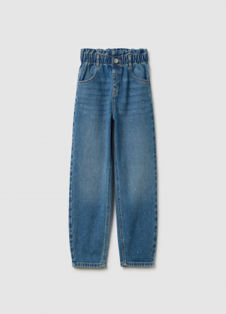 Jeans - OVS Kids Blugi Medium Light Blue Fete 3-10 Ani