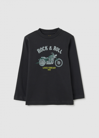 Hanorace - OVS Kids Bluza Black Sand Baieti 3-10 Ani