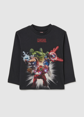 Hanorace - OVS Kids Bluza Black Sand Baieti 3-10 Ani