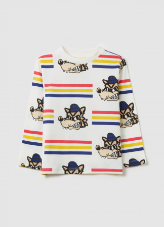 Hanorace - OVS Kids Bluza Blanc De Blanc Baieti 3-10 Ani