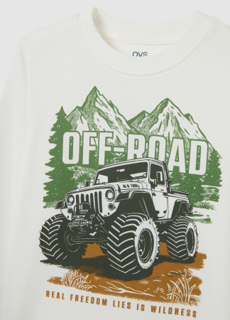 OVS Kids Bluza Blanc De Blanc Baieti 3-10 Ani [2]
