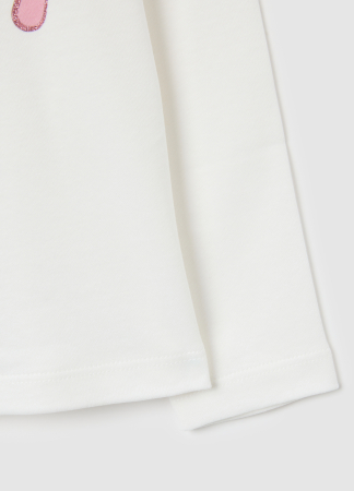 OVS Kids Bluza Blanc De Blanc Fete 3-10 Ani [2]