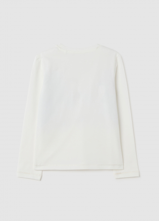 OVS Kids Bluza Blanc De Blanc Fete 3-10 Ani [1]