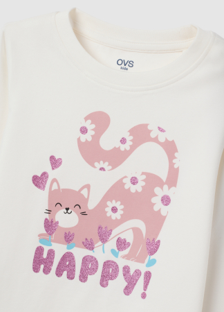 OVS Kids Bluza Blanc De Blanc Fete 3-10 Ani [2]