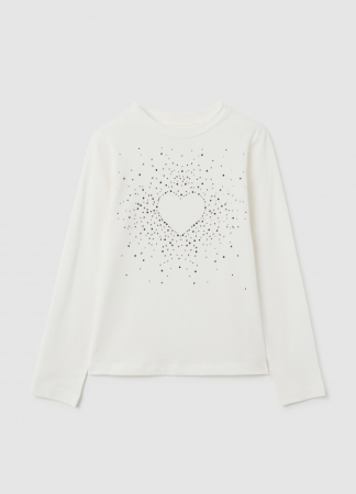 FETE - OVS Kids Bluza Blanc De Blanc Fete 3-10 Ani
