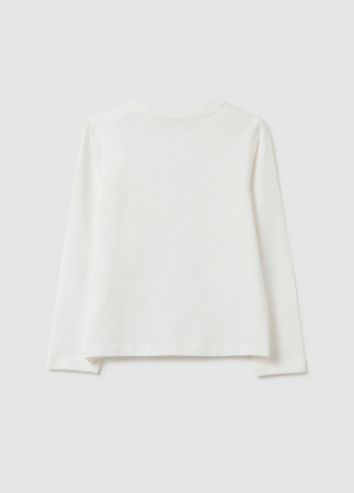 OVS Kids Bluza Blanc De Blanc Fete 3-10 Ani [1]