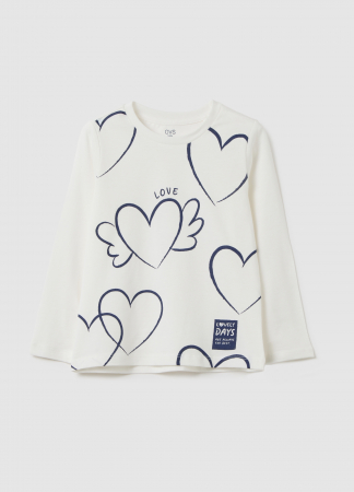 FETE - OVS Kids Bluza Blanc De Blanc Fete 3-10 Ani