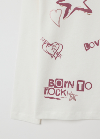 OVS Kids Bluza Blanc De Blanc Fete 3-10 Ani [3]