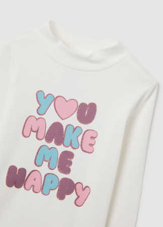 OVS Kids Bluza Blanc De Blanc Fete 3-10 Ani [3]